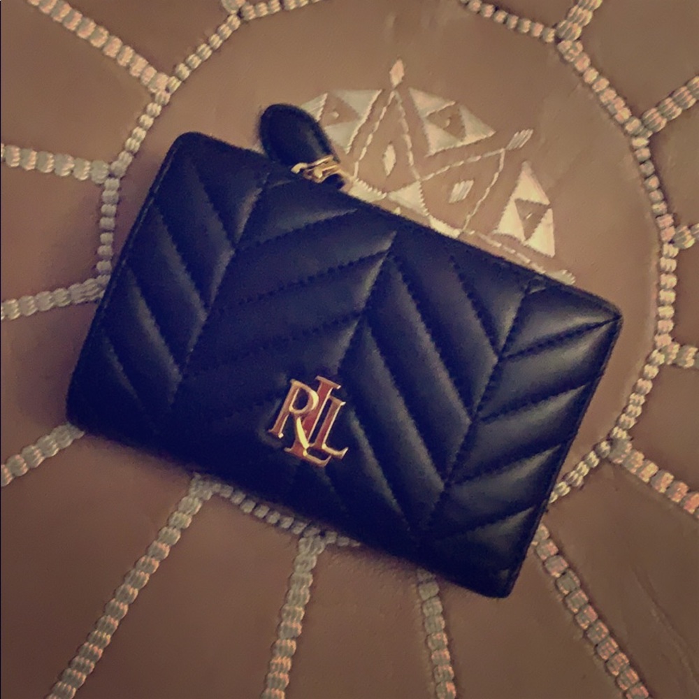 Lauren Ralph Lauren Leather Quilted Wallet